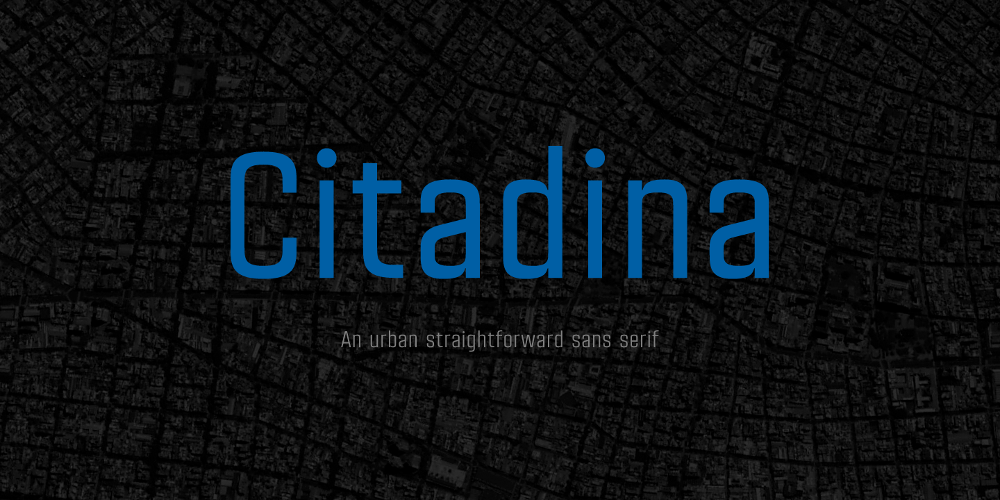 Ejemplo de fuente Citadina